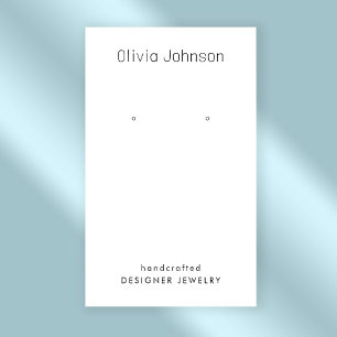 Minimale Elegante Chique Sieraden Oorbel Display Visitekaartje