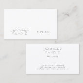 Minimale elegante design Professional, verbluffend Visitekaartje (Voorkant / Achterkant)