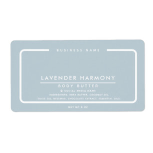 Minimale elegante, eenvoudige, moderne wraparing etiket