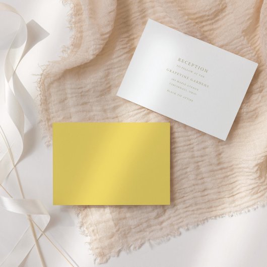 Minimale elegante Kaart voor scriptontvangstbehuiz