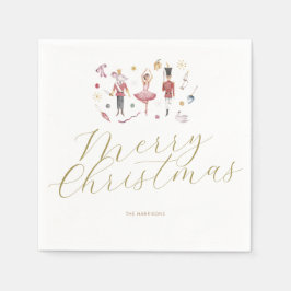 Minimale Elegante Kerst De Notenkraker Vakantie Servet