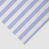 Minimale Elegante Lichtblauwe Witte Strepen Tissuepapier (Detail)