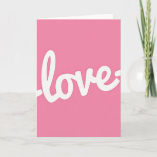 Minimale Elegante Liefdeskaart Kaart