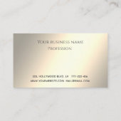 Minimale, elegante luxe, lichtgevende loyaliteit klantenkaartje (Achterkant)