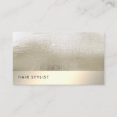 Minimale elegante luxebladgoud visitekaartje (Voorkant)