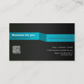 Minimale elegante modern visitenkarte businesscard visitekaartje (Achterkant)