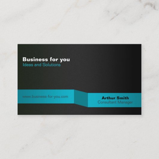 Minimale elegante modern visitenkarte businesscard visitekaartje (Voorkant)
