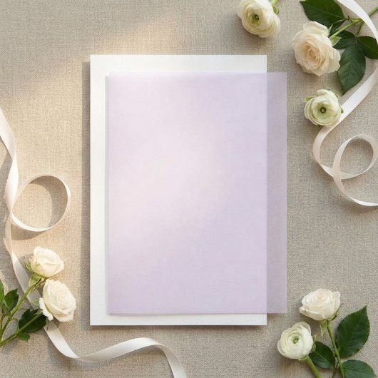 Minimale Elegante Moderne Bruiloft Vellum Uitnodigingen