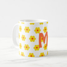 Minimale elegante moderne daisy monogram
