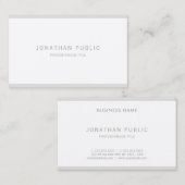 Minimale elegante moderne luxe glin visitekaartje (Voorkant / Achterkant)