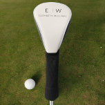 Minimale Elegante Moderne Minimalistische Monogram Golfheadcover<br><div class="desc">Verhoog uw golfspel en stijl met onze Classic Elegant Modern Minimalist Monogram Golf Club Hoesjes. Deze zorgvuldig ontworpen clubcovers combineren naadloos tijdloze verfijning met hedendaags minimalisme, waardoor ze een must-have accessoire zijn voor elke golfer. Deze clubhoezen zijn vervaardigd met precisie en aandacht voor detail en zijn meer dan alleen praktische...</div>