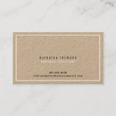 Minimale elegante ontwerpintroductie Contact Visitekaartje (Voorkant)