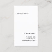 Minimale Elegante Pastel Patroon Consultant Visitekaartje (Achterkant)