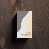 Minimale Elegante Pastel Patroon Consultant Visitekaartje