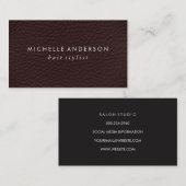 Minimale elegante textuur visitekaartje (Voorkant / Achterkant)