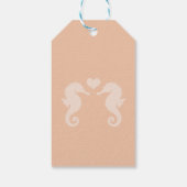 Minimale Elegante Typografie Monogram Initialen Cadeaulabel (Achterkant)