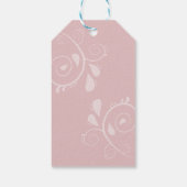 Minimale Elegante Typografie Monogram Initialen Cadeaulabel (Achterkant)