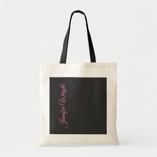 Minimale elegante, unieke moderne vlakte tote bag (Voorkant)