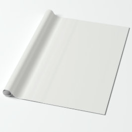 Minimale elegante vaste Pearl White Plain Cadeaupapier