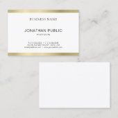 Minimale elegante vormgeving met professionele vor visitekaartje (Voorkant / Achterkant)