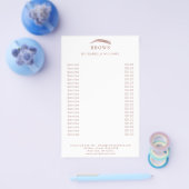 Minimale elegante wenkbrauw flyer (Enkel)