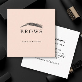 Minimale elegante wenkbrauw Visitekaartje