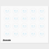 Minimale & Elegante & Witte Trouw Envelope Zegels (Vel)