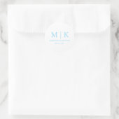 Minimale & Elegante & Witte Trouw Envelope Zegels (Tas)