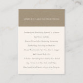 Minimale elegante zachte Kraft uit wittejuwelen Visitekaartje (Voorkant)