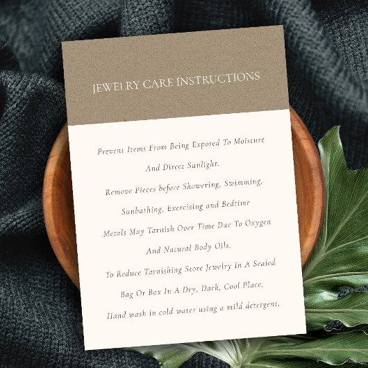 Minimale elegante zachte Kraft uit wittejuwelen Visitekaartje