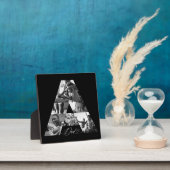 Minimale Elegante Zes Fotocollage Letter A Dad Fotoplaat (Insitu)