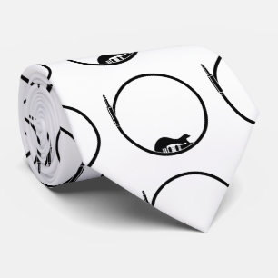 Minimale elektrische gitaar stropdas