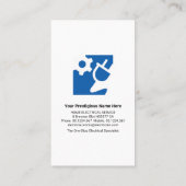 Minimale elektrische voeding visitekaartje (Achterkant)