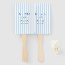 Minimale en Chic Blauwe Franse Persoonlijke Trouw