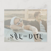 Minimale en chic Save The Date-uitnodiging Uitnodiging Briefkaart (Voorkant)