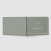 Minimale en chique salie groen | Witte Grens Bruil Gastenboek (Volledig)