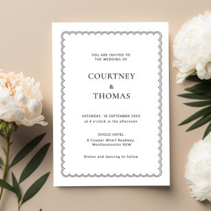 Minimale en eenvoudige gescallopeerde grensuitnodi kaart