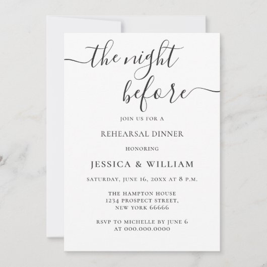 Minimale en elegante repetitie van het Manuscript Kaart (Voorkant)