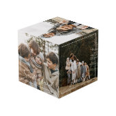 Minimale en elegante serie-inkeping voor foto's kubus (Achter hoekig)