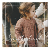 Minimale en elegante serie-inkeping voor foto's kubus (Voorkant)