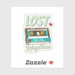 Minimale en esthetische muziek Sticker