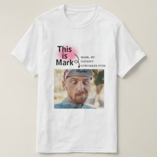 Minimale en grappige aangepaste foto toevoegen met t-shirt