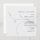 Minimale en moderne Bridal Shower-uitnodigingen Kaart (Voorkant / Achterkant)