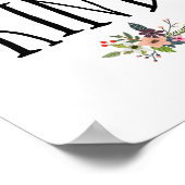 Minimale en moderne natura poster (Hoek)