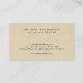 Minimale en moderne ontwerper Scribble Circles II Visitekaartje (Achterkant)