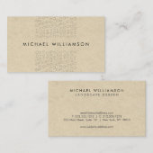 Minimale en moderne ontwerper Scribble Circles II Visitekaartje (Voorkant / Achterkant)