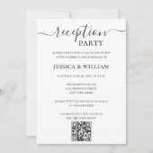 Minimale en moderne partij voor de ontvangst van Q Kaart (Voorkant)