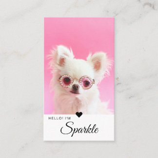 Minimale en moderne Single Photo QR-code Visitekaartje