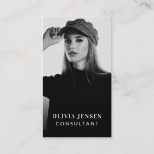 Minimale en professionele foto visitekaartje