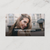Minimale en professionele foto visitekaartje (Voorkant)